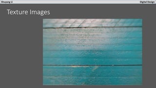 Shuyang Li Digital Design
Texture Images
 