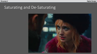 Shuyang Li Digital Design
Saturating and De-Saturating
 