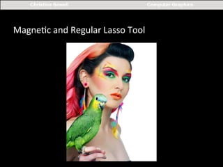 Christina Sewell

Computer Graphics

Magne:c	
  and	
  Regular	
  Lasso	
  Tool	
  

 