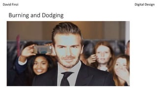 David Finzi Digital Design
Burning and Dodging
 