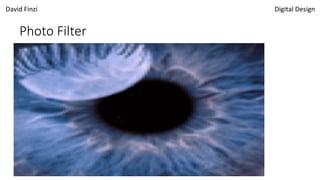 David Finzi Digital Design
Photo Filter
 