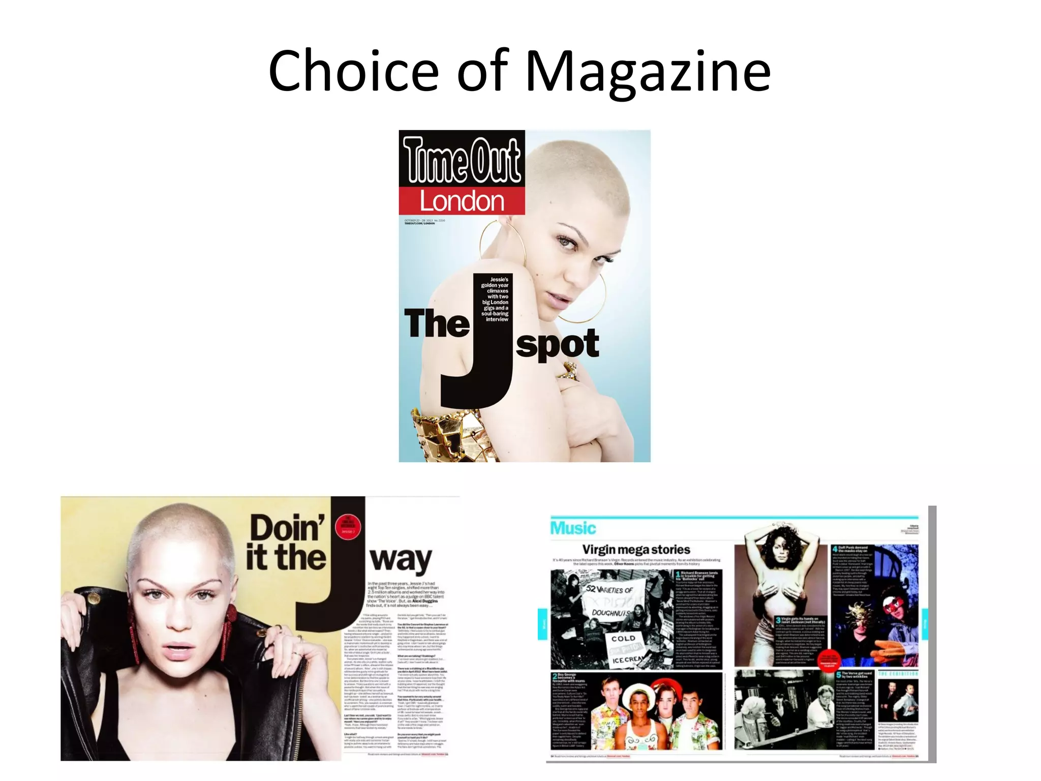 Choice of Magazine

 