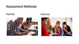 Assessment methods in adult training | PPTX