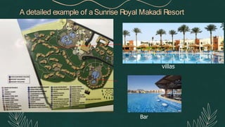 A detailed example of a Sunrise Royal Makadi Resort
Bar
villas
 