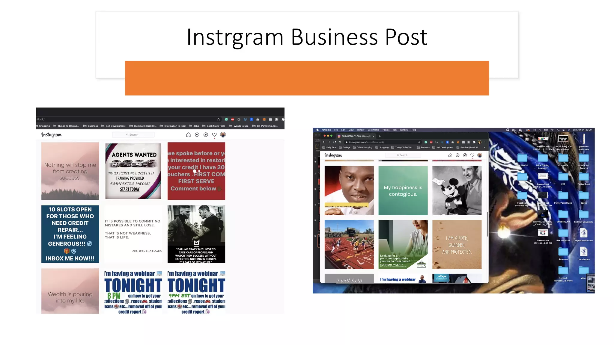 Instrgram Business Post
 