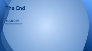 The End
Sources:
http://www.veespeers.com/

 