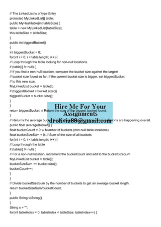 Assignment4 Assignment 4 Hashtables In this assignment we w.pdf