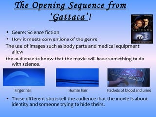 Assignment 6 opening sequence analysis | PPT