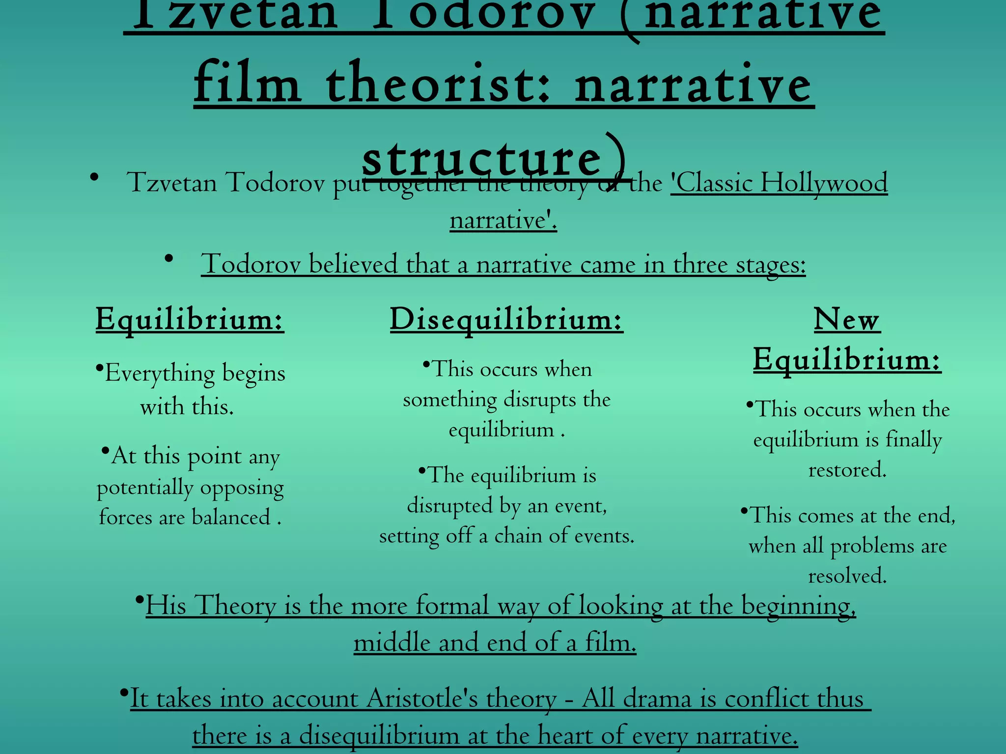 Assignment 7 film narrative | PPT