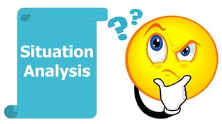 Situation
Analysis
 
