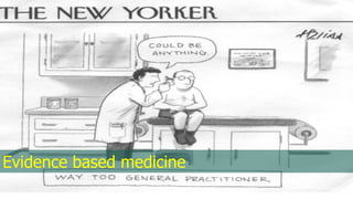 Evidence based medicine
 