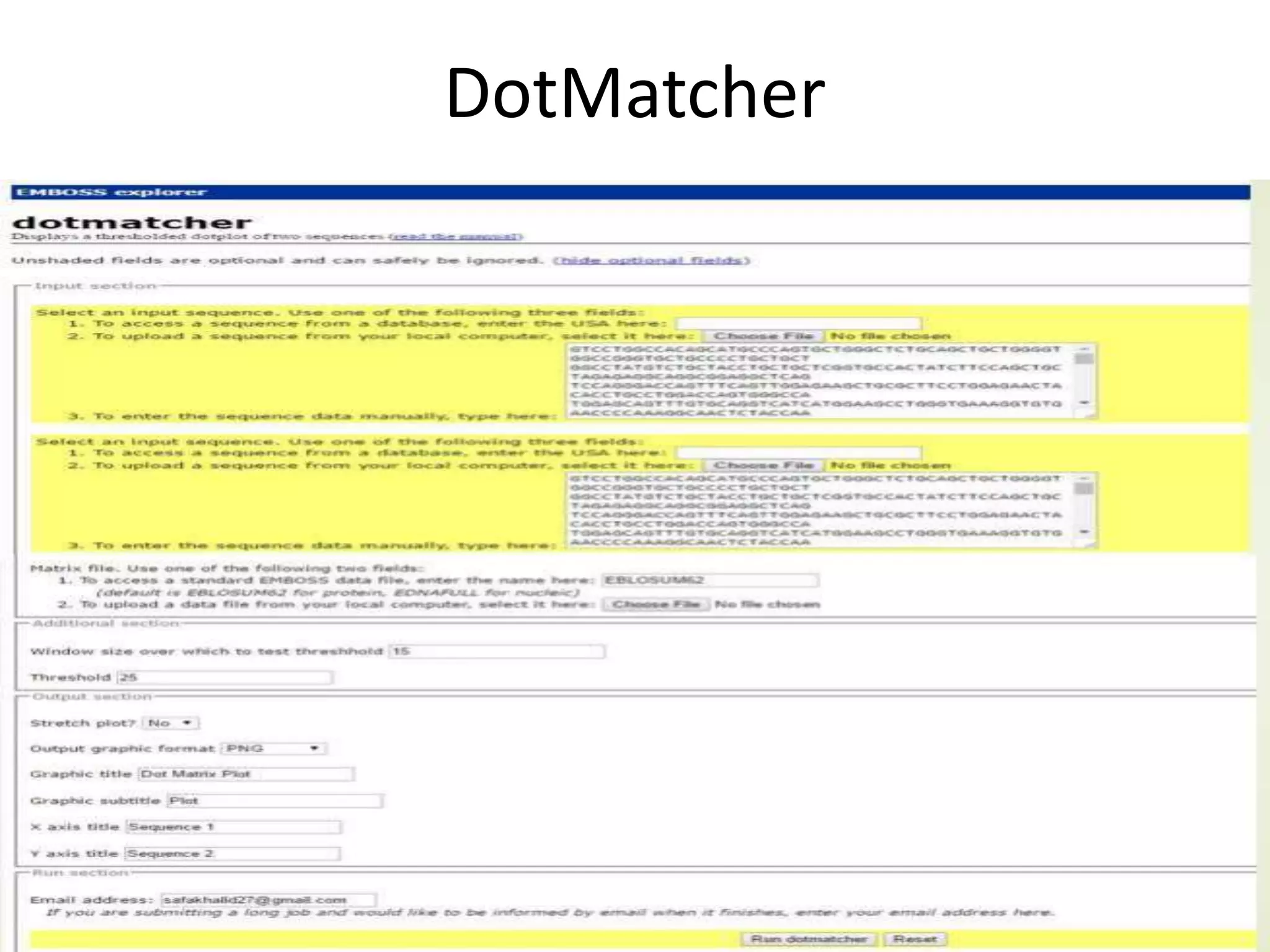 DotMatcher
 