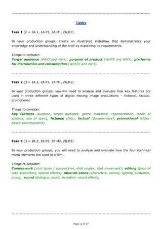 Units 2, 3 Assignment Brief | PDF