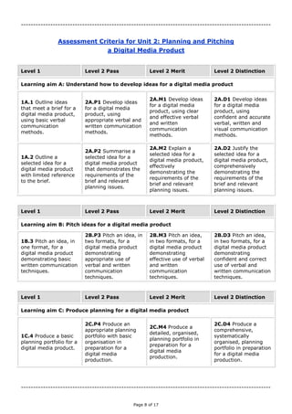 Units 2, 3 Assignment Brief | PDF