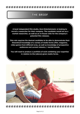 Assignment Brief (Component One) | PDF