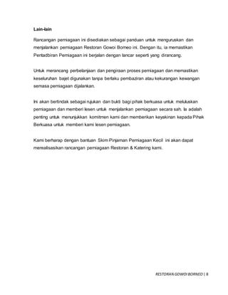 Rancangan perniagaan cleaning services