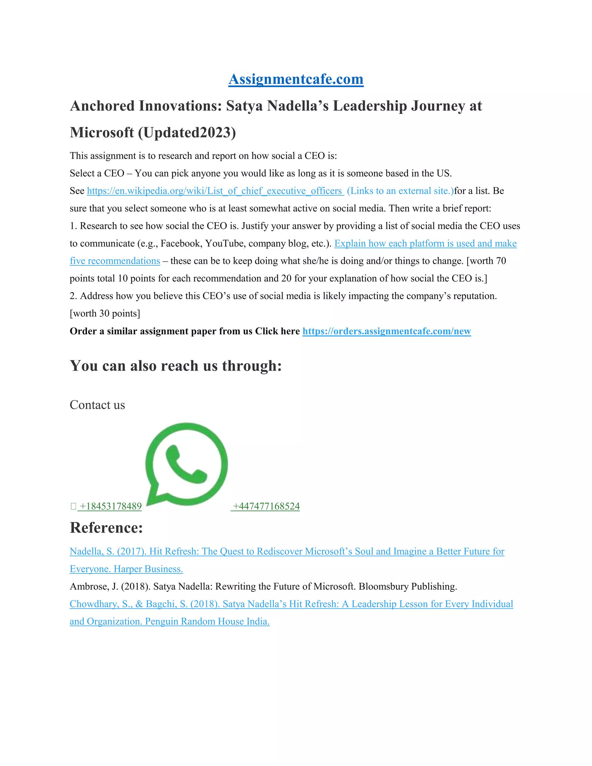 Anchored Innovations Satya Nadella’s Leadership Journey at Microsoft PDF(02)
