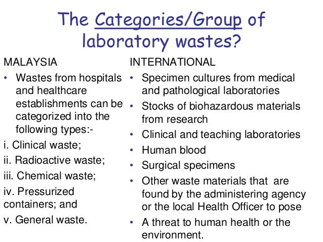 medical laboratory waste management pdf