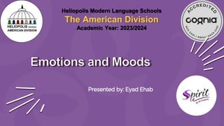 Heliopolis Modern Language Schools
The American Division
Academic Year: 2023/2024
 
