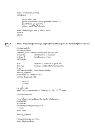 Assignment c programming | PDF