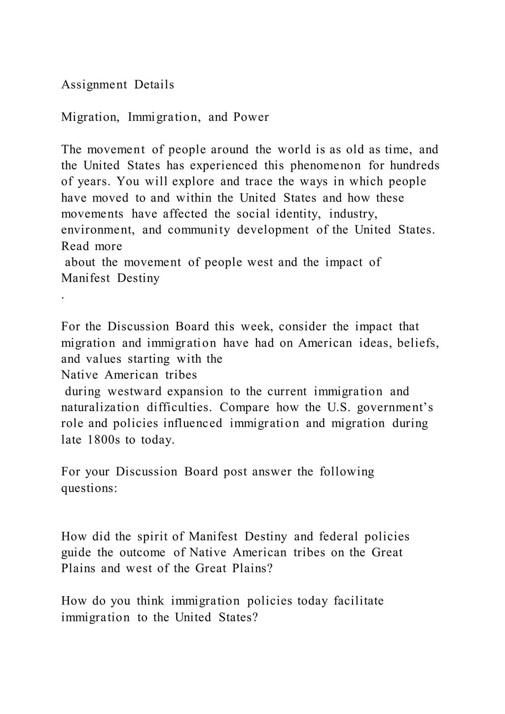 Assignment DetailsMigration Immigration And PowerThe Movem PDF assignment-detailsmigration-immigration-and-powerthe-movem-pdf