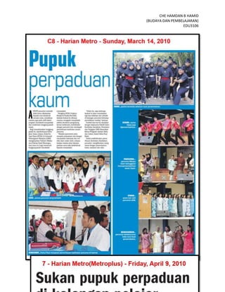 CHE HAMDAN B HAMID
(BUDAYA DAN PEMBELAJARAN)
EDU3106
29
 