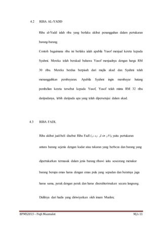 Assignment fiqh muamalat | DOCX