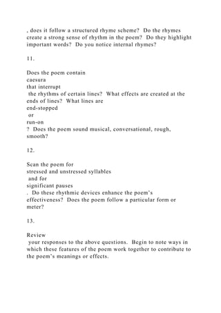 Assignment For Paper #2, you will pick two poems on a similar th.docx