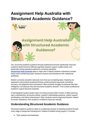 Assignment Help Australia with Structured Academic Guidance.pdf