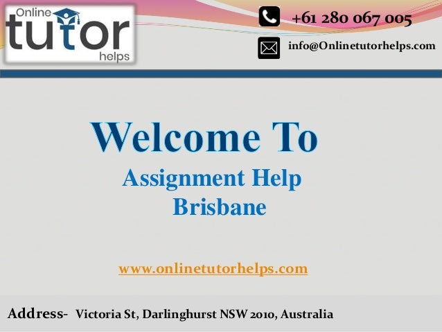 info@Onlinetutorhelps.com
+61 280 067 005
Address- Victoria St, Darlinghurst NSW 2010, Australia
Assignment Help
Brisbane
www.onlinetutorhelps.com
 