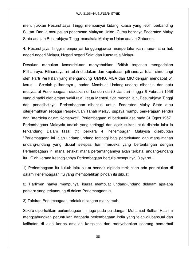 Assignment hubungan etnik