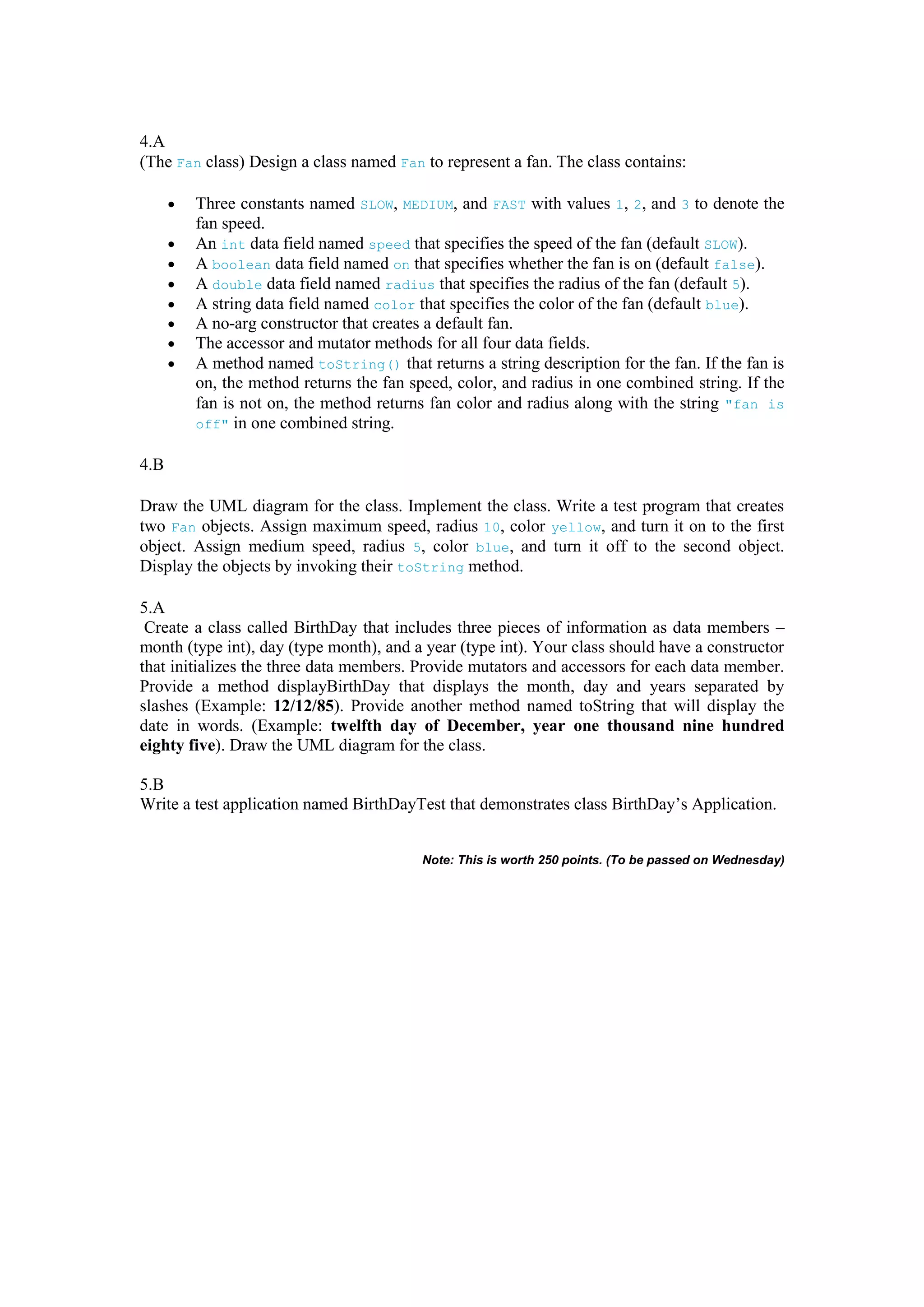 Assignment in java | PDF