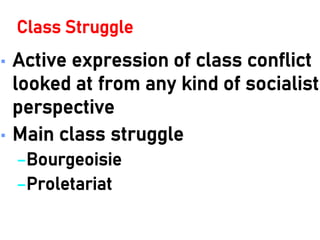 karl marx historial materialism, alienation, mode of production, class ...