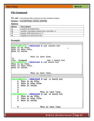 Linux/Unix Commands | PDF