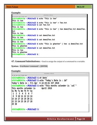 Linux/Unix Commands | PDF