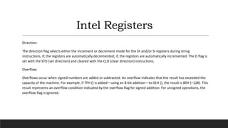 Register Direction Images Microprocessor 8086 | PPTX
