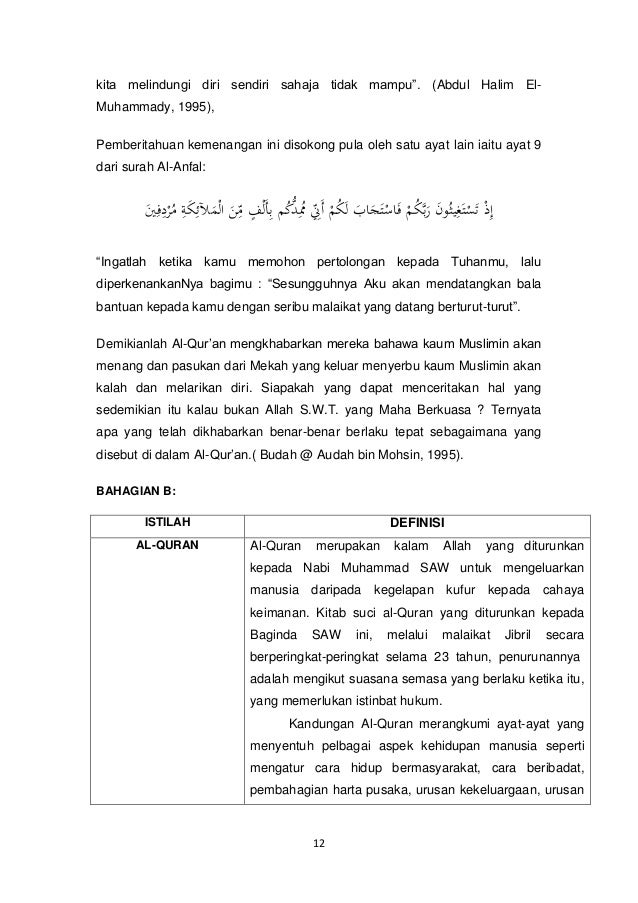 Surat Permohonan Bantuan Al-Qur\'An / Kajian Al - Qur'an Surat An Nur