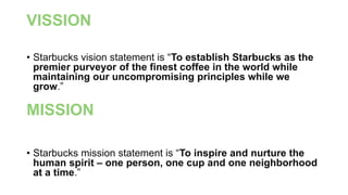 • Starbucks is building one of the powerful brand in2 decades.
• They started expanding their business globally .
• Curren...