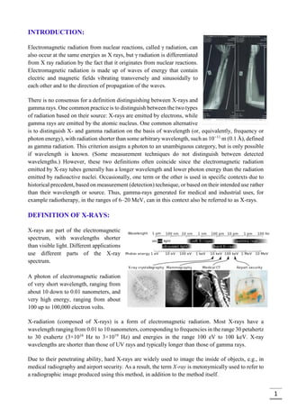 X ray | PDF | Chemistry | Science