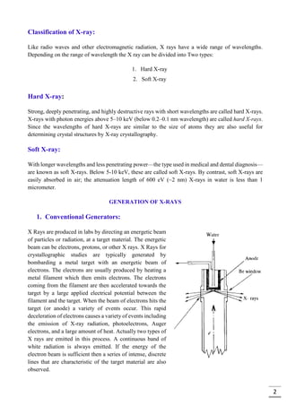 X ray | PDF | Chemistry | Science