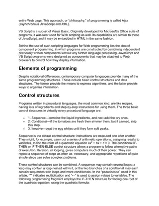 Assignment on basic programming language | PDF