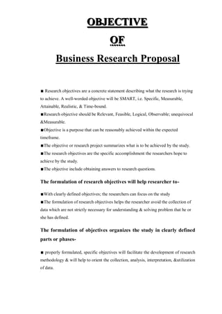 business research proposal | PDF