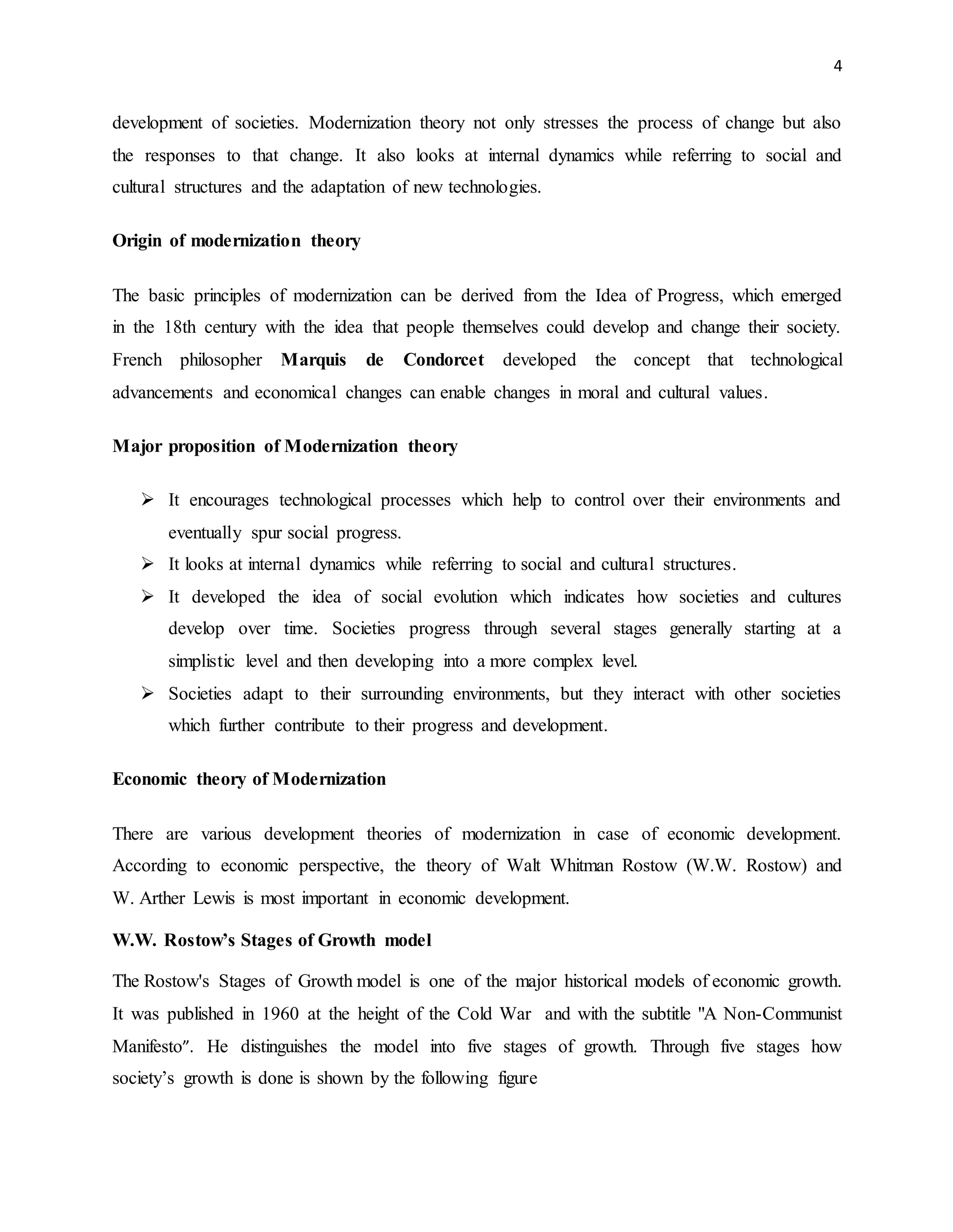 Assignment On Development And Undevelopment Theory Docx