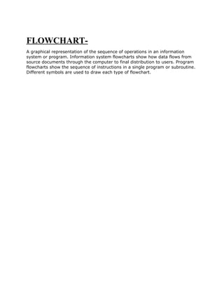 Assignment on diagram and flowchart 1 | DOC