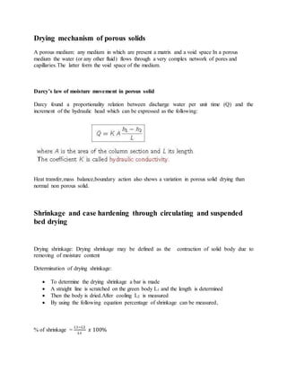 Drying Using Void Assignment on dryers | DOCX