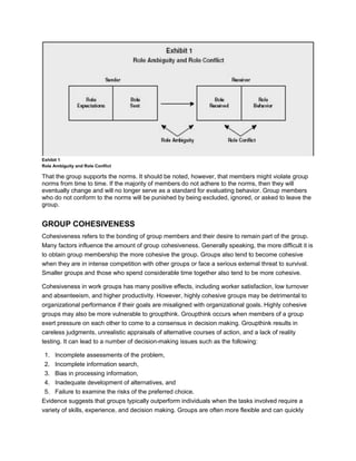 Assignment on group dynamics | DOCX