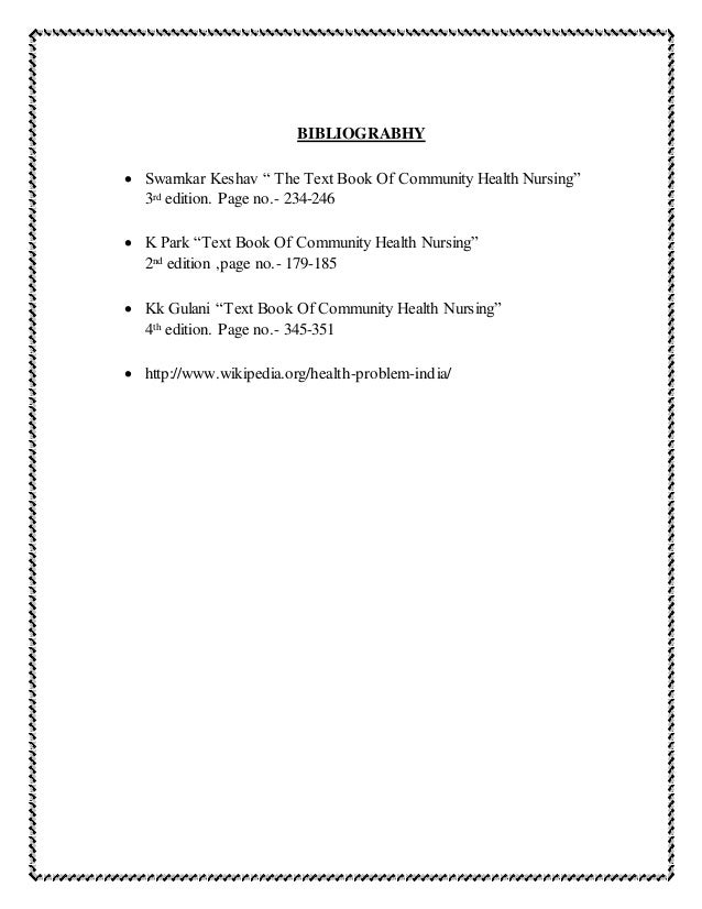 Assignment health problems picture