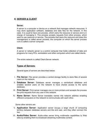 Internet Assignment Examples Assignment on internet | DOC
