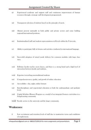 Separate male and female campus