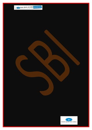 Assignment on sbi